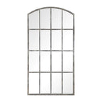 Grand miroir arqué Amiel - Blanc lavé