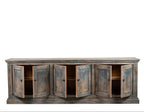 Buffet Mira 6 portes - Bleu antique