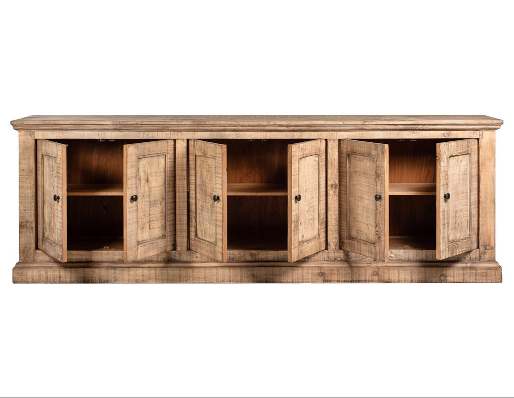 Buffet Mira 6 portes - Naturel