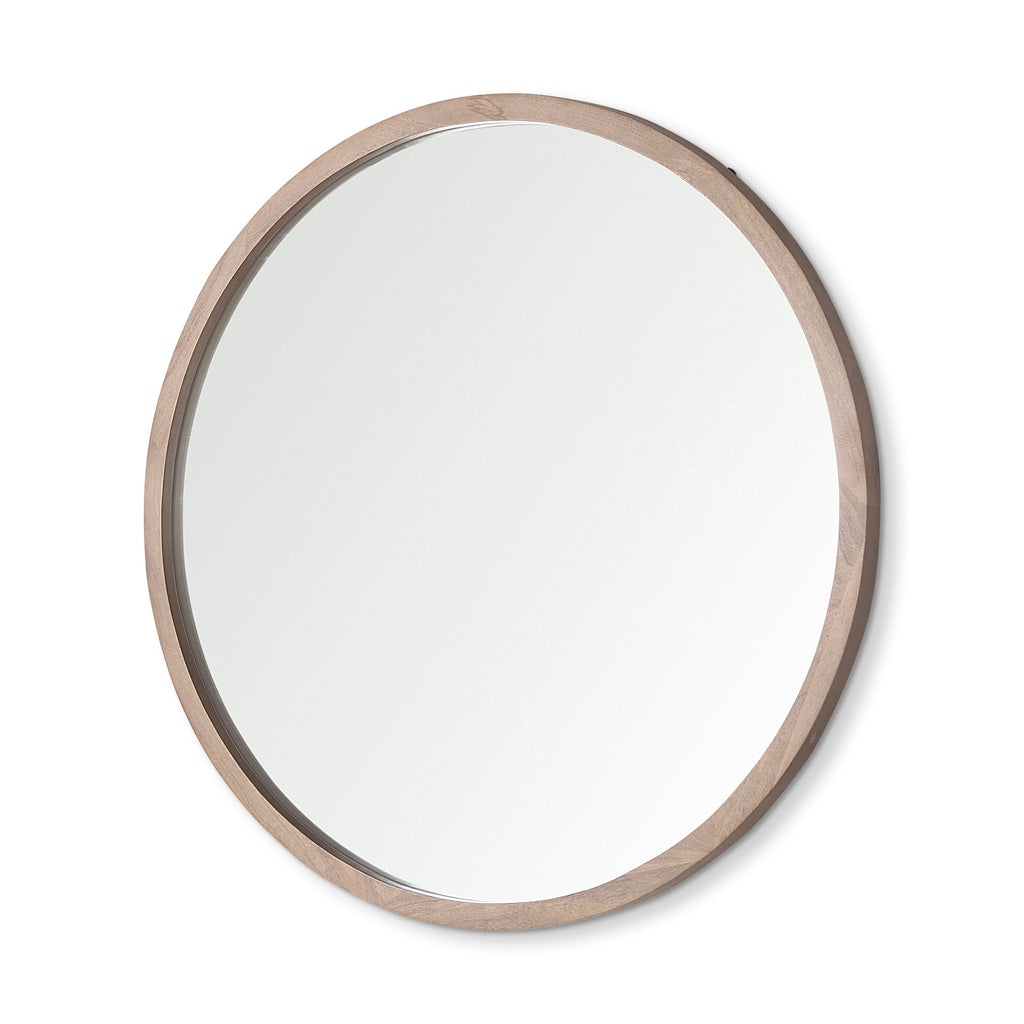 Miroir délavé gris