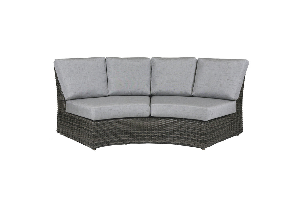 Canapé compensé sans accoudoirs Portfino - Gris