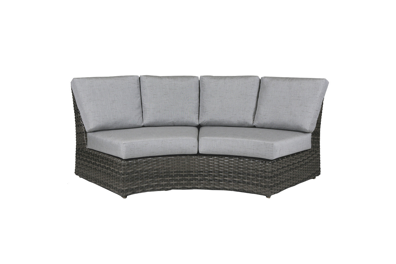 Canapé compensé sans accoudoirs Portfino - Gris