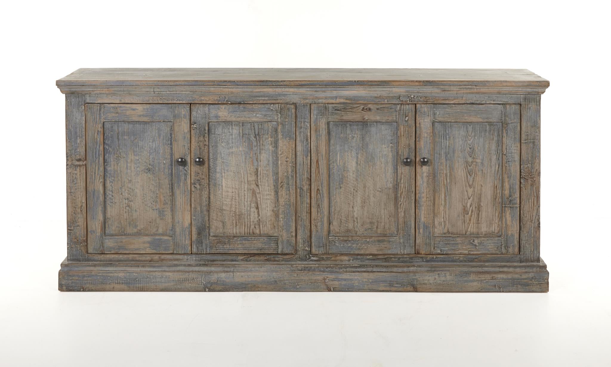 Buffet Mira 4 portes - Bleu antique