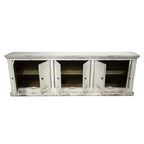 Buffet Mira 6 portes - Blanc antique