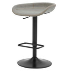 Tabouret de bar Vogue à vérin à gaz gris brume vintage
