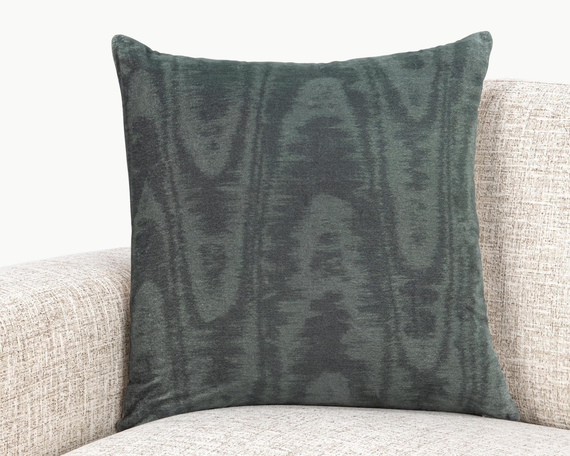 Coussin vert lierre 22x22