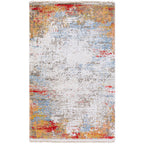 Tapis orange brûlé solaire